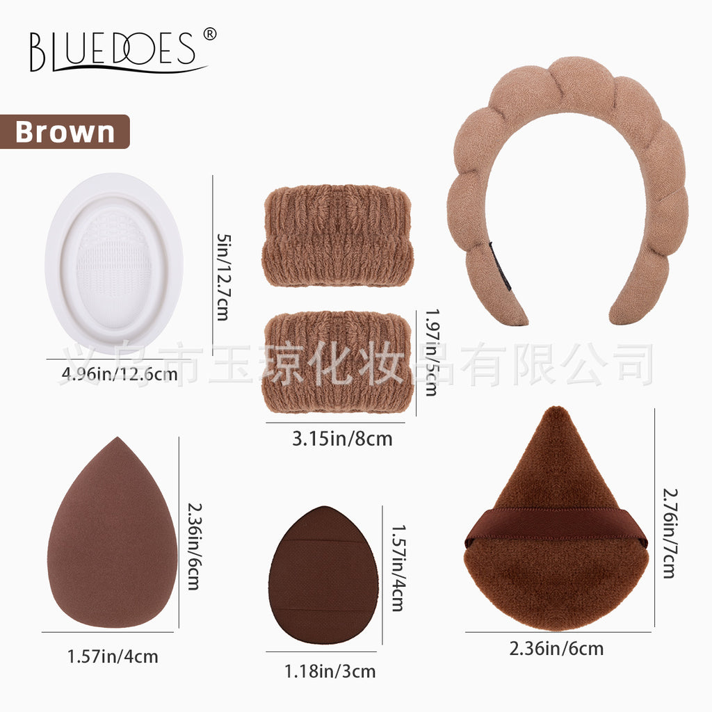 Cross-border Explosions Makeup Brush Set 33-piece Set Beauty Egg Powder Puff Super Soft Eyeshadow Brush Foundation Brush Beauty Wholesale