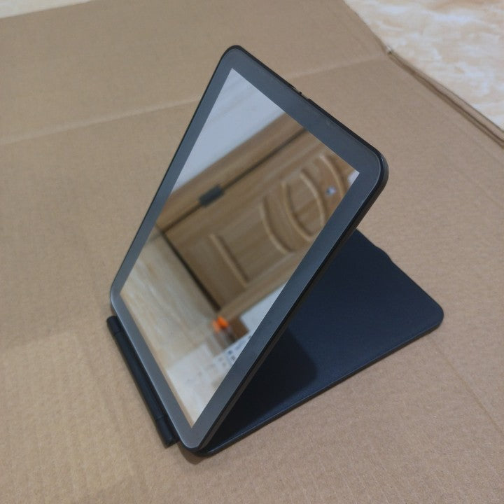 LED Lighted Makeup Mirror – Adjustable Brightness & Foldable Design