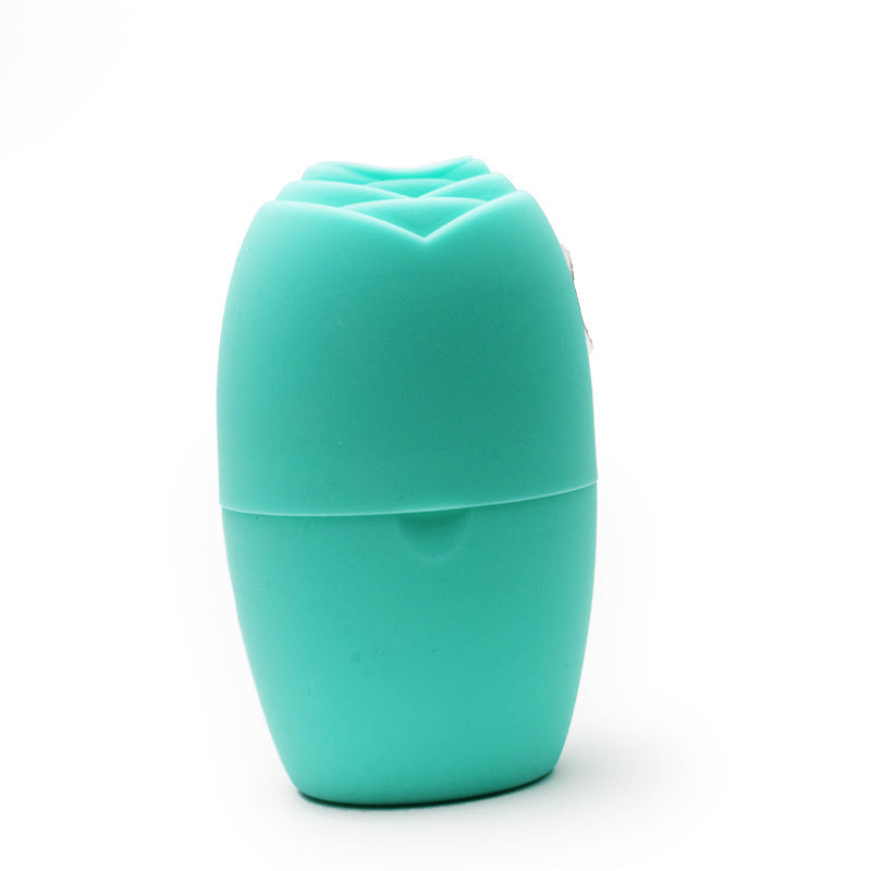 Rouleau de Glace Visage en Silicone – Effet Glaçon Décongestionnant & Anti-Poches